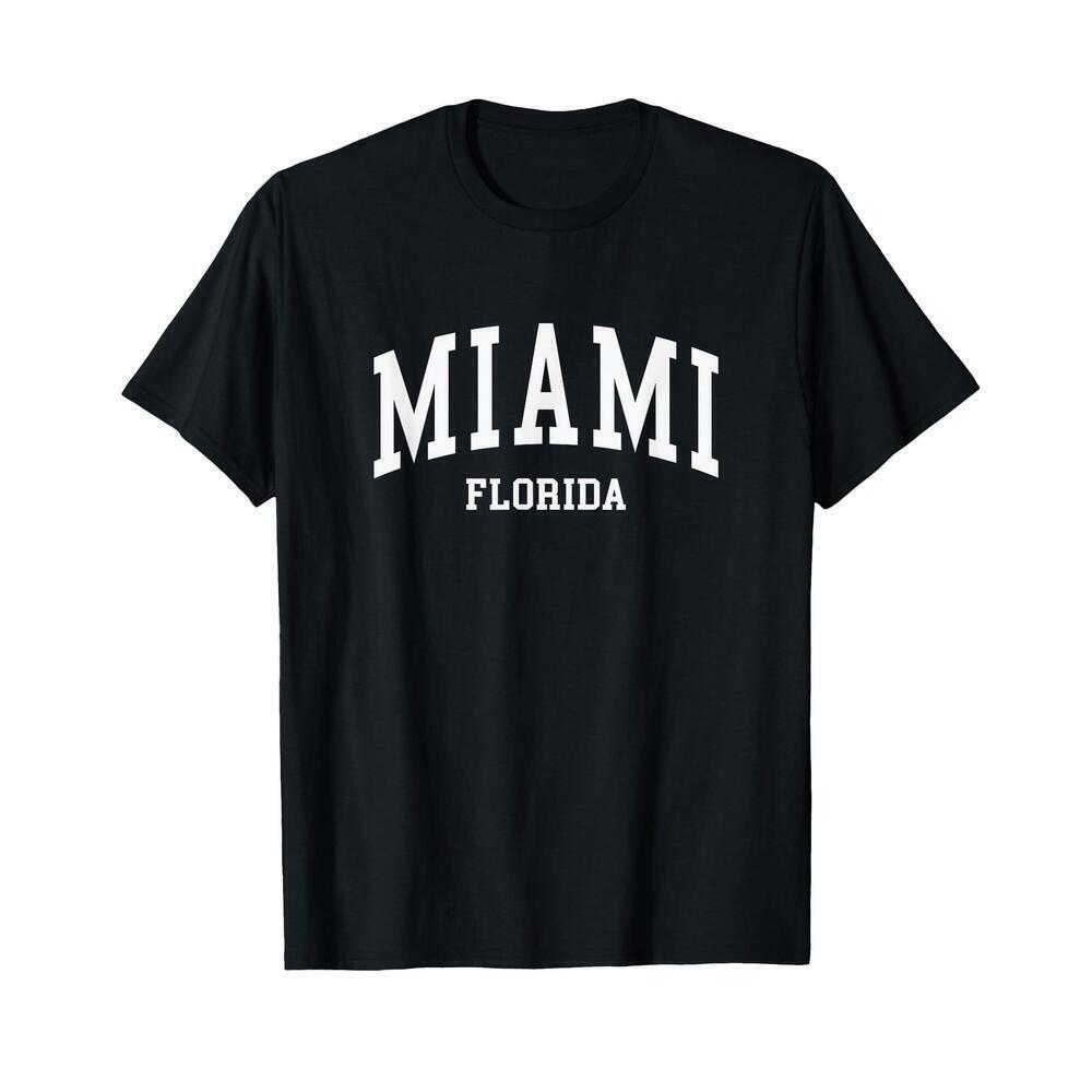Miami Florida Throwback Retro Vacation Graphic Unisex T-Shirt
